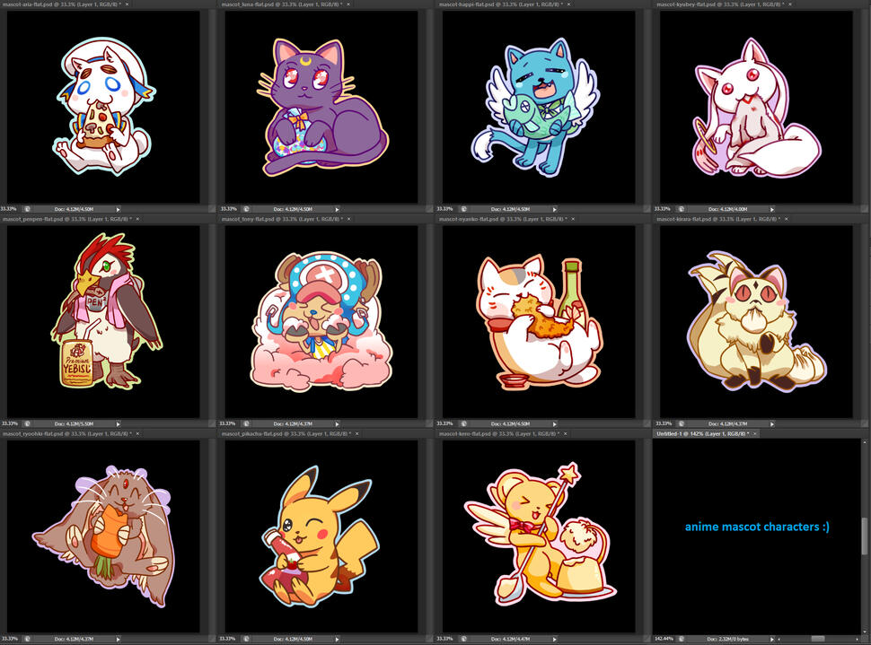 anime mascot characters